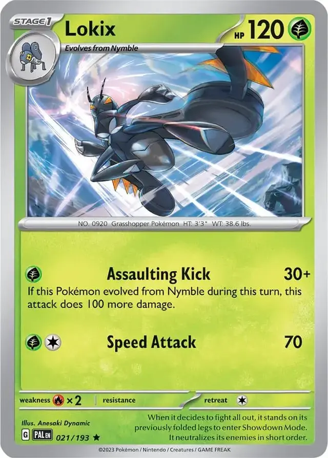 Lokix - Pokemon Paldea Evolved #21