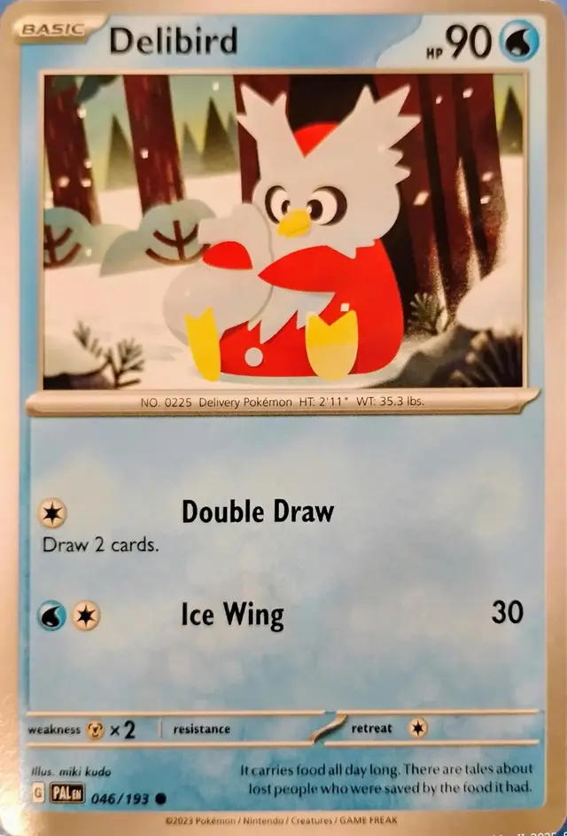 Delibird - Pokemon Paldea Evolved #46