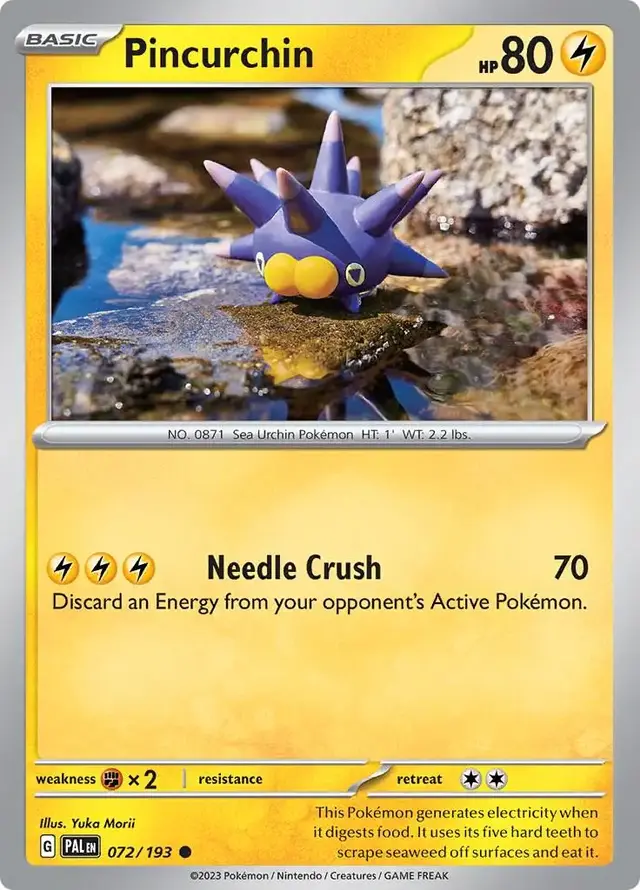 Pincurchin - Pokemon Paldea Evolved #72