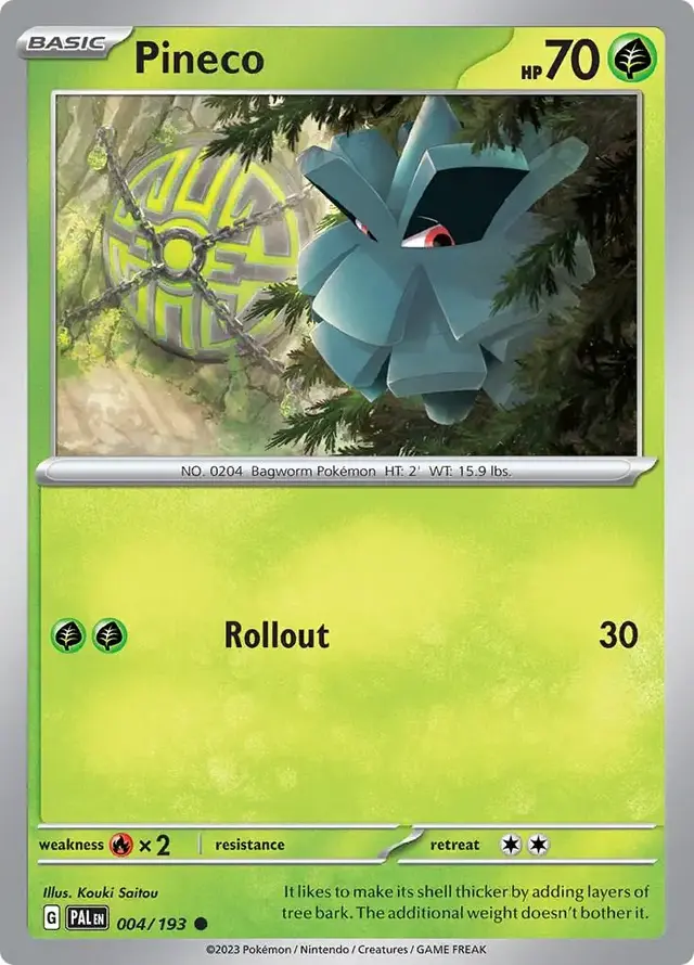Pineco - Pokemon Paldea Evolved #4