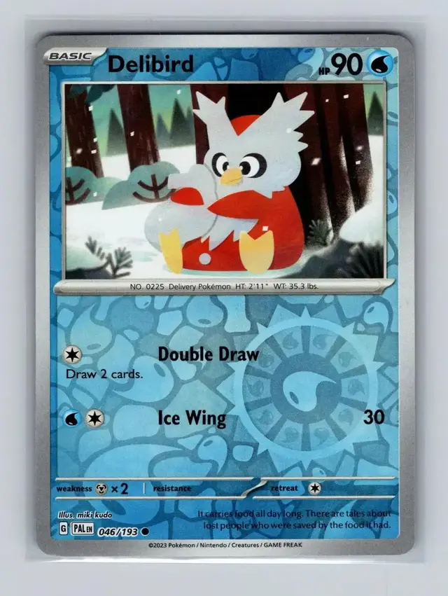 Delibird [Reverse Holo] - Pokemon Paldea Evolved #46