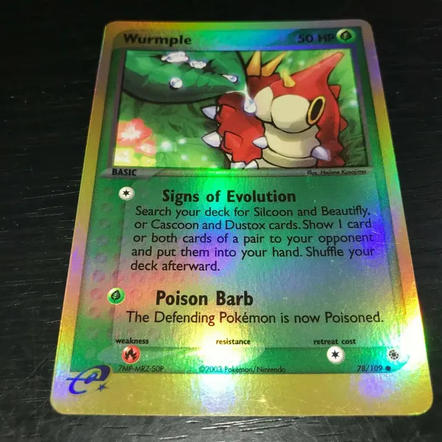 Wurmple [Reverse Holo] - Pokemon Ruby & Sapphire #78