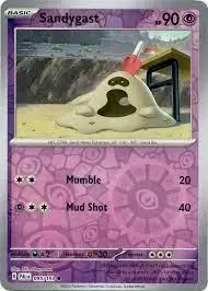 Sandygast [Reverse Holo] - Pokemon Paldea Evolved #95
