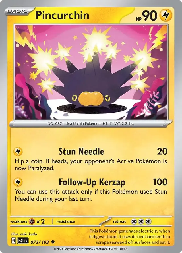 Pincurchin - Pokemon Paldea Evolved #73