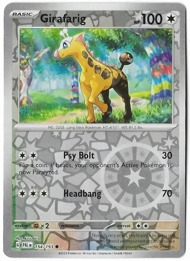 Girafarig [Reverse Holo]