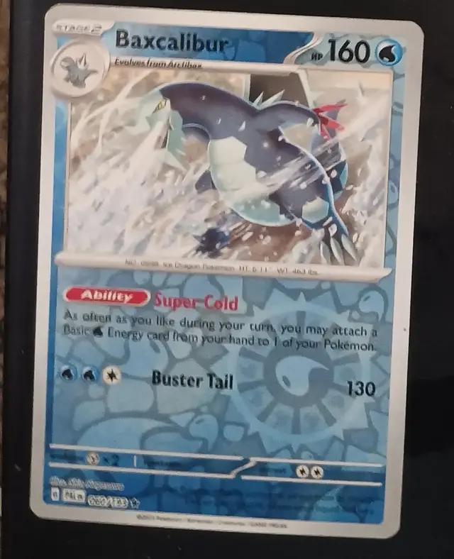 Baxcalibur [Reverse Holo] - Pokemon Paldea Evolved #60