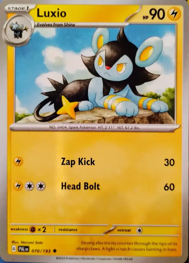 Luxio - Pokemon Paldea Evolved #70