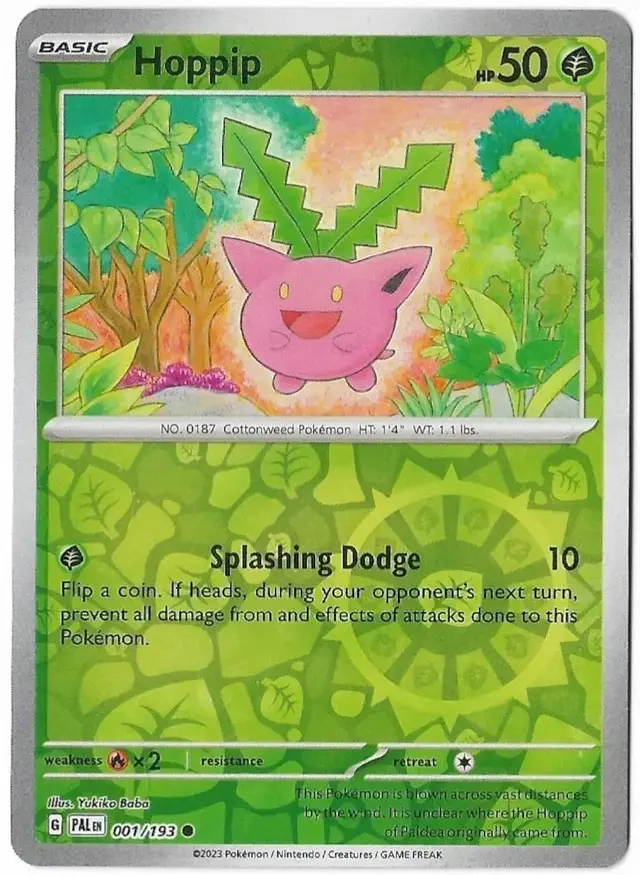 Hoppip [Reverse Holo] - Pokemon Paldea Evolved #1