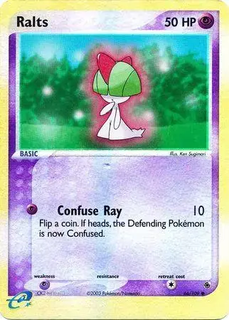 Ralts [Reverse Holo] - Pokemon Ruby & Sapphire #66