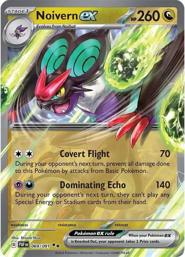 Noivern Ex - Pokemon Paldean Fates #69