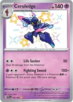 Ceruledge 162 - Pokemon Paldean Fates