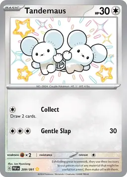 Tandemaus 209 - Pokemon Paldean Fates