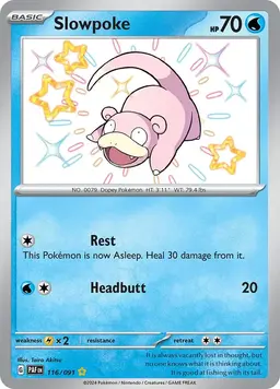 Slowpoke 116 - Pokemon Paldean Fates