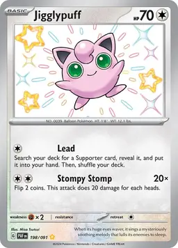 Jigglypuff 198 - Pokemon Paldean Fates