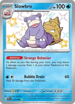 Slowbro 117 - Pokemon Paldean Fates