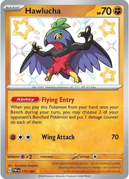 Hawlucha 175 - Pokemon Paldean Fates