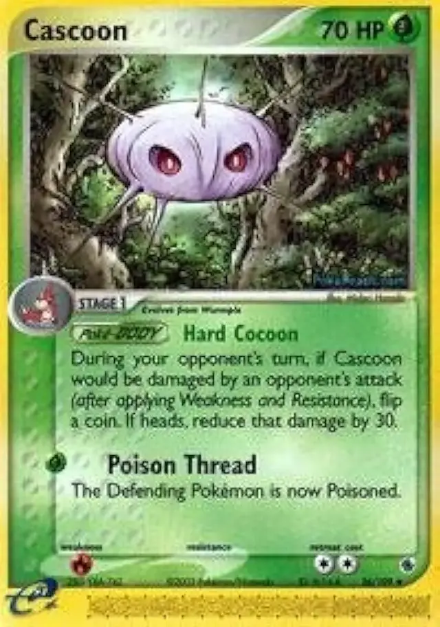 Cascoon [Reverse Holo] - Pokemon Ruby & Sapphire #26