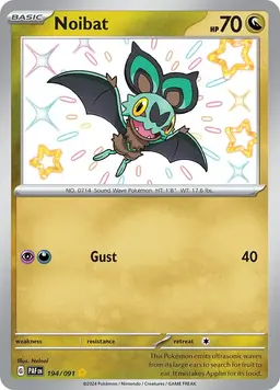 Noibat 194 - Pokemon Paldean Fates