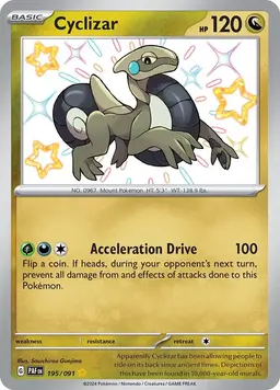 Cyclizar 195 - Pokemon Paldean Fates
