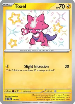 Toxel 140 - Pokemon Paldean Fates