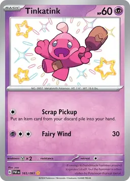 Tinkatink 165 - Pokemon Paldean Fates