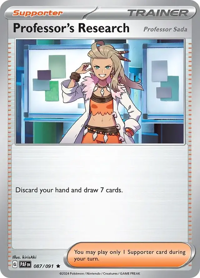 Professor's Research - Pokemon Paldean Fates #87