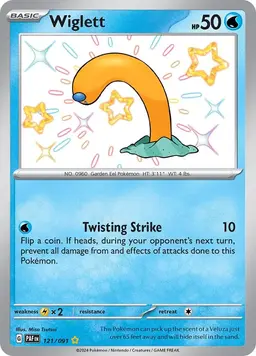 Wiglett 121 - Pokemon Paldean Fates