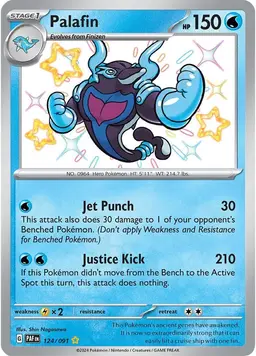 Palafin 124 - Pokemon Paldean Fates