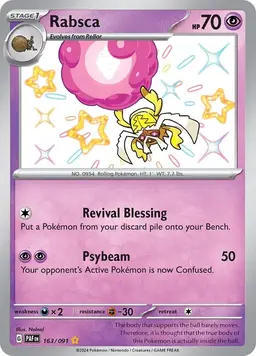 Rabsca 163 - Pokemon Paldean Fates