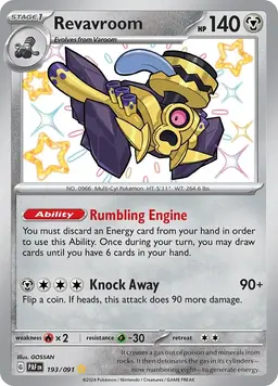Revavroom 193 - Pokemon Paldean Fates