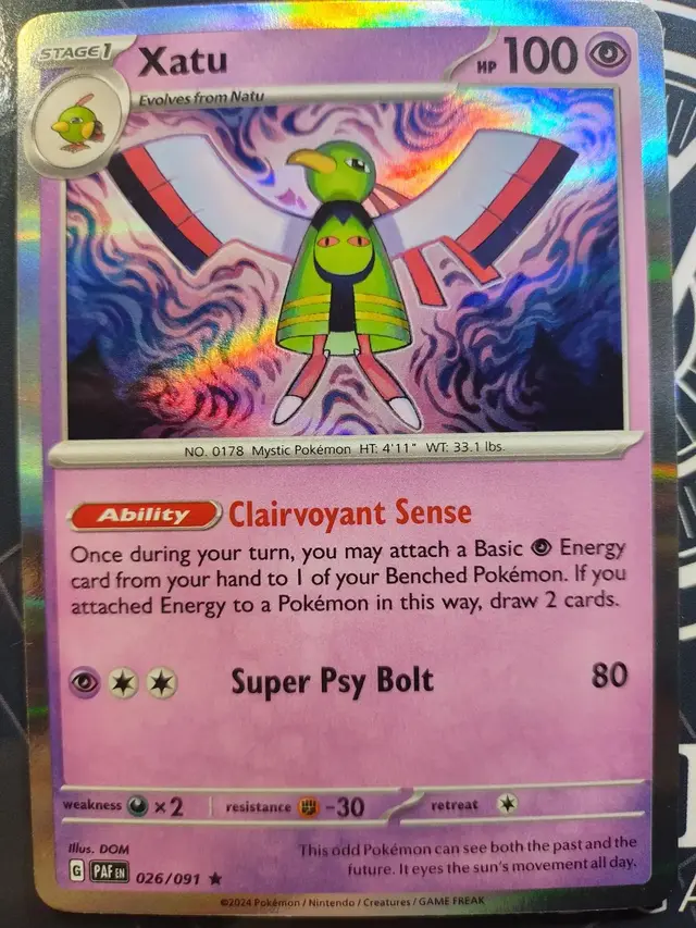 Xatu - Pokemon Paldean Fates #26