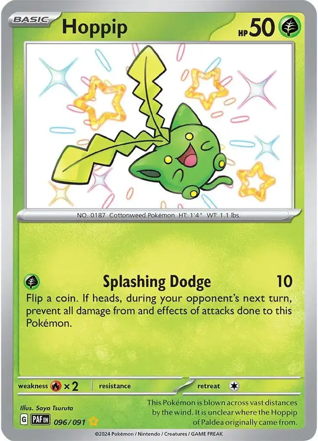 Hoppip - Pokemon Paldean Fates #96
