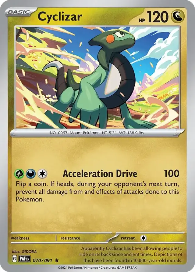 Cyclizar - Pokemon Paldean Fates #70