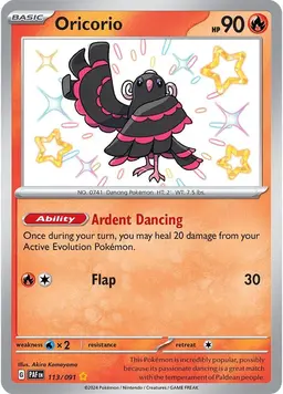 Oricorio 113 - Pokemon Paldean Fates