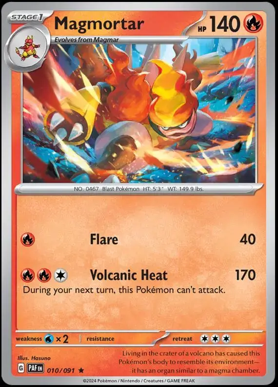 Magmortar - Pokemon Paldean Fates #10