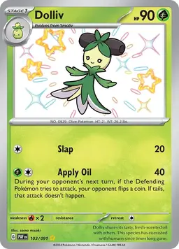 Dolliv 103 - Pokemon Paldean Fates
