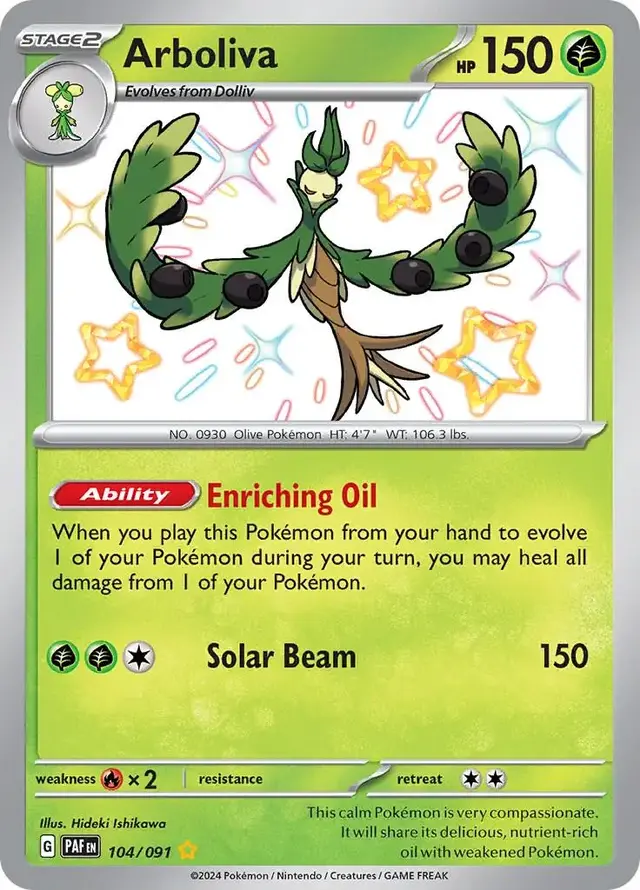 Arboliva - Pokemon Paldean Fates #104