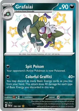 Grafaiai 190 - Pokemon Paldean Fates