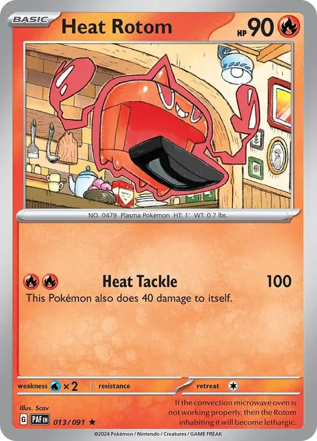 Heat Rotom - Pokemon Paldean Fates #13