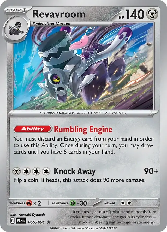 Revavroom - Pokemon Paldean Fates #65