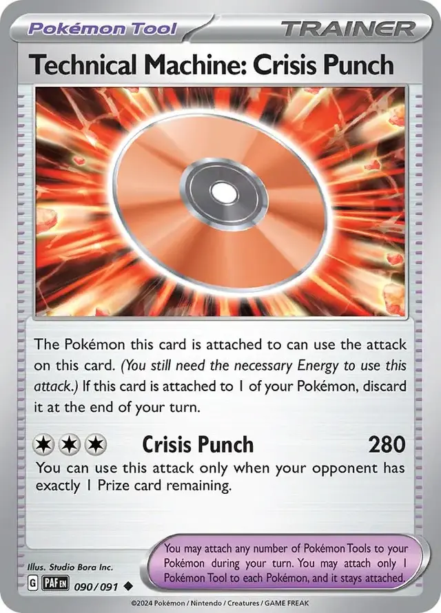 Technical Machine: Crisis Punch - Pokemon Paldean Fates #90