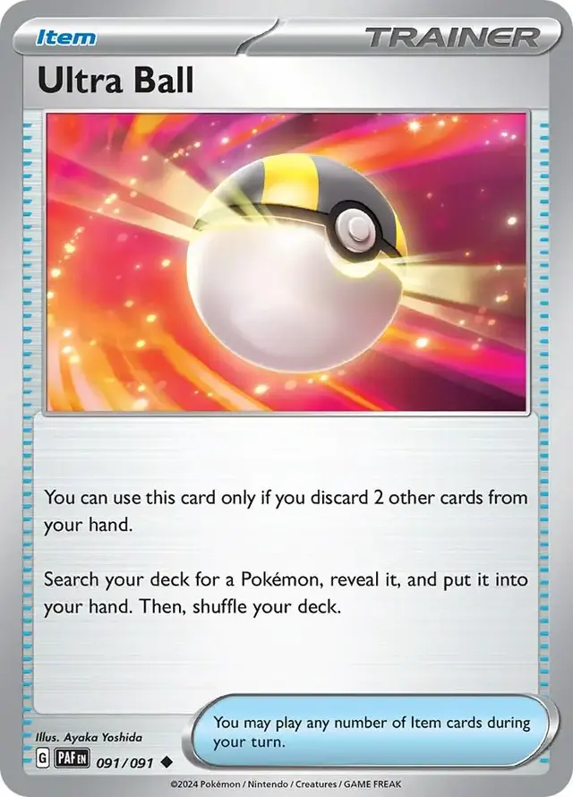 Ultra Ball - Pokemon Paldean Fates #91