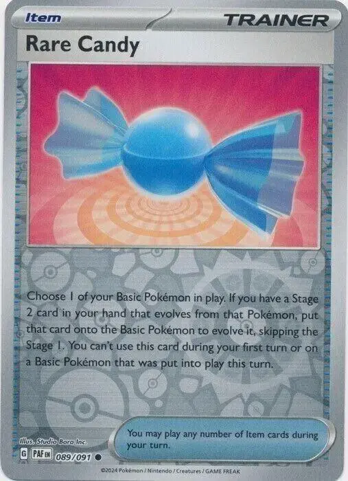 Rare Candy [Reverse Holo] - Pokemon Paldean Fates #89