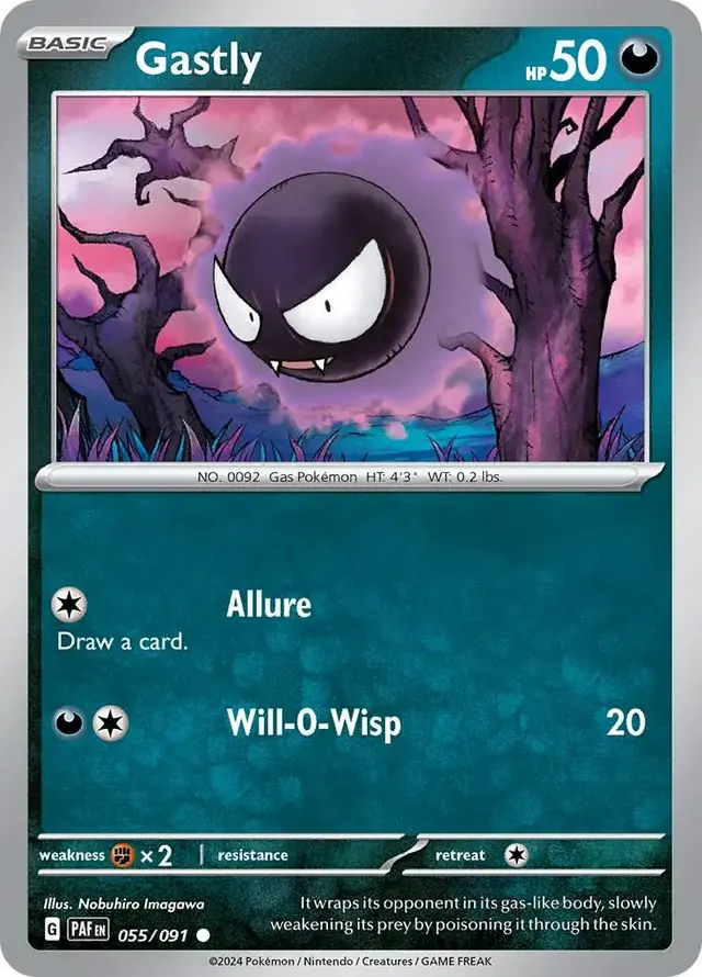 Gastly - Pokemon Paldean Fates #55