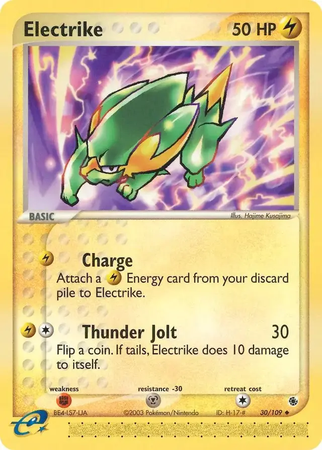 Electrike - Pokemon Ruby & Sapphire #30