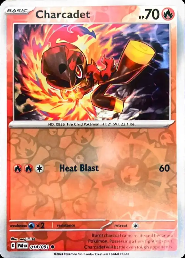 Charcadet [Reverse Holo] - Pokemon Paldean Fates #14