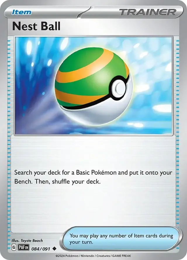 Nest Ball - Pokemon Paldean Fates #84