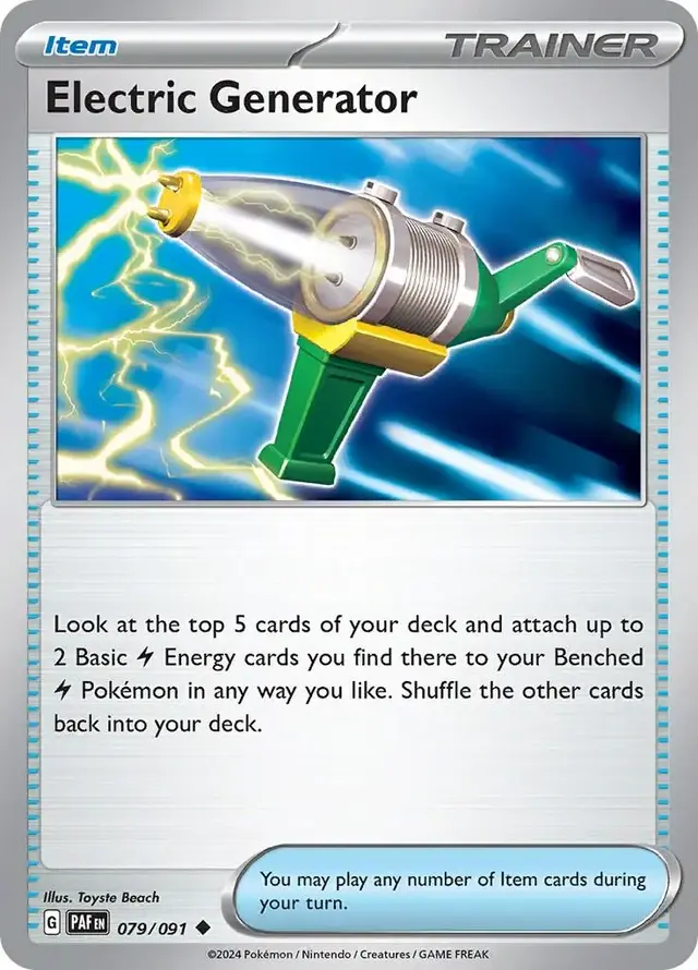 Electric Generator - Pokemon Paldean Fates #79
