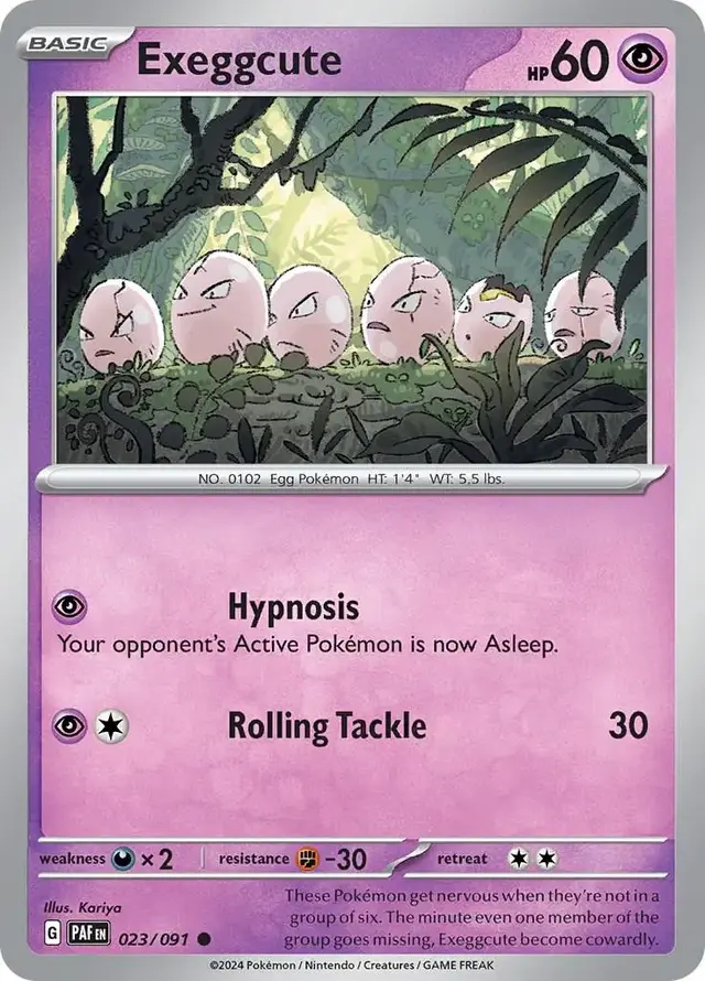 Exeggcute - Pokemon Paldean Fates #23