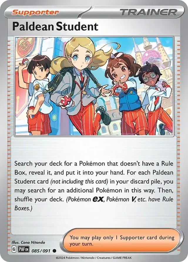 Paldean Student - Pokemon Paldean Fates #85